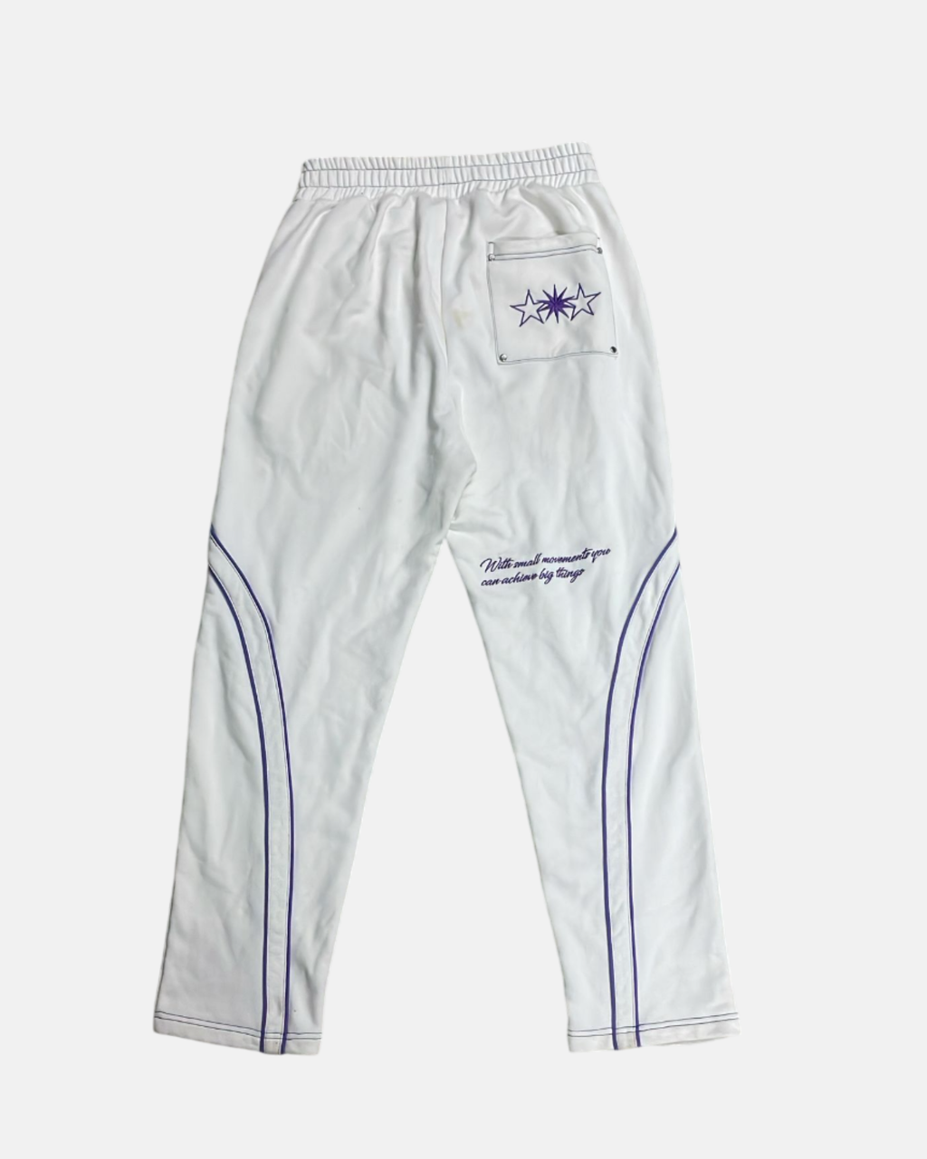 SAINTS & SINNERS SWEATPANTS WHITE