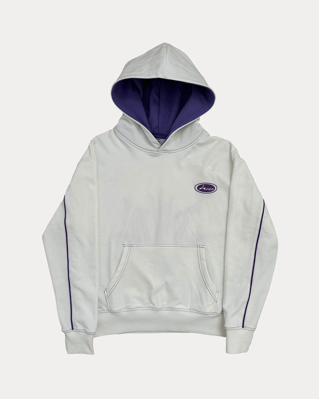 SAINTS & SINNERS HOODIE WHITE