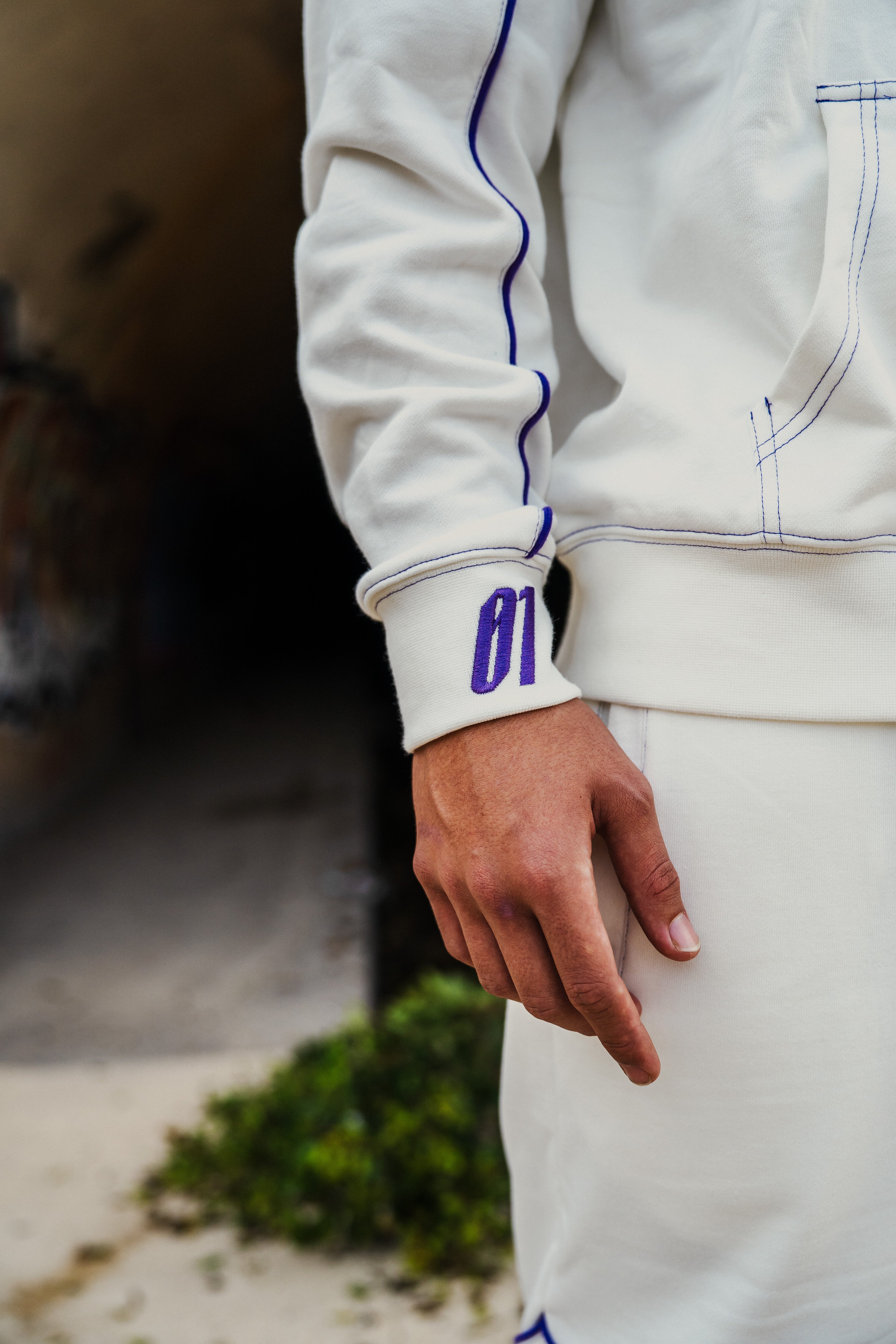 SAINTS & SINNERS HOODIE WHITE