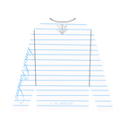 STRIPED LONGSLEEVE TEE RHINESTONE SWD [WHITE/BLUE]