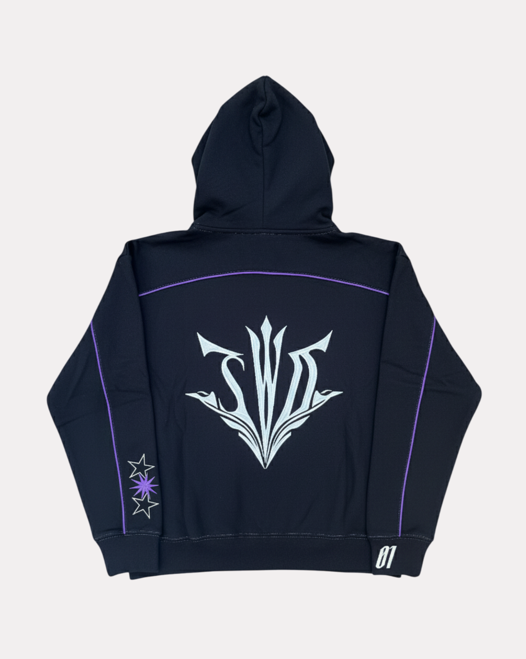 SAINTS & SINNERS HOODIE BLACK